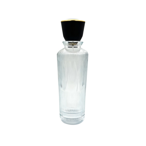50ml 100ml customized perfume striped glass bottle