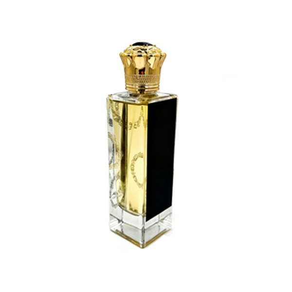 100ml high-end transparent custom square perfume glass bottle