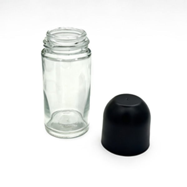 30ml 50ml glass bottle of antiperspirant and deodorant roll-on