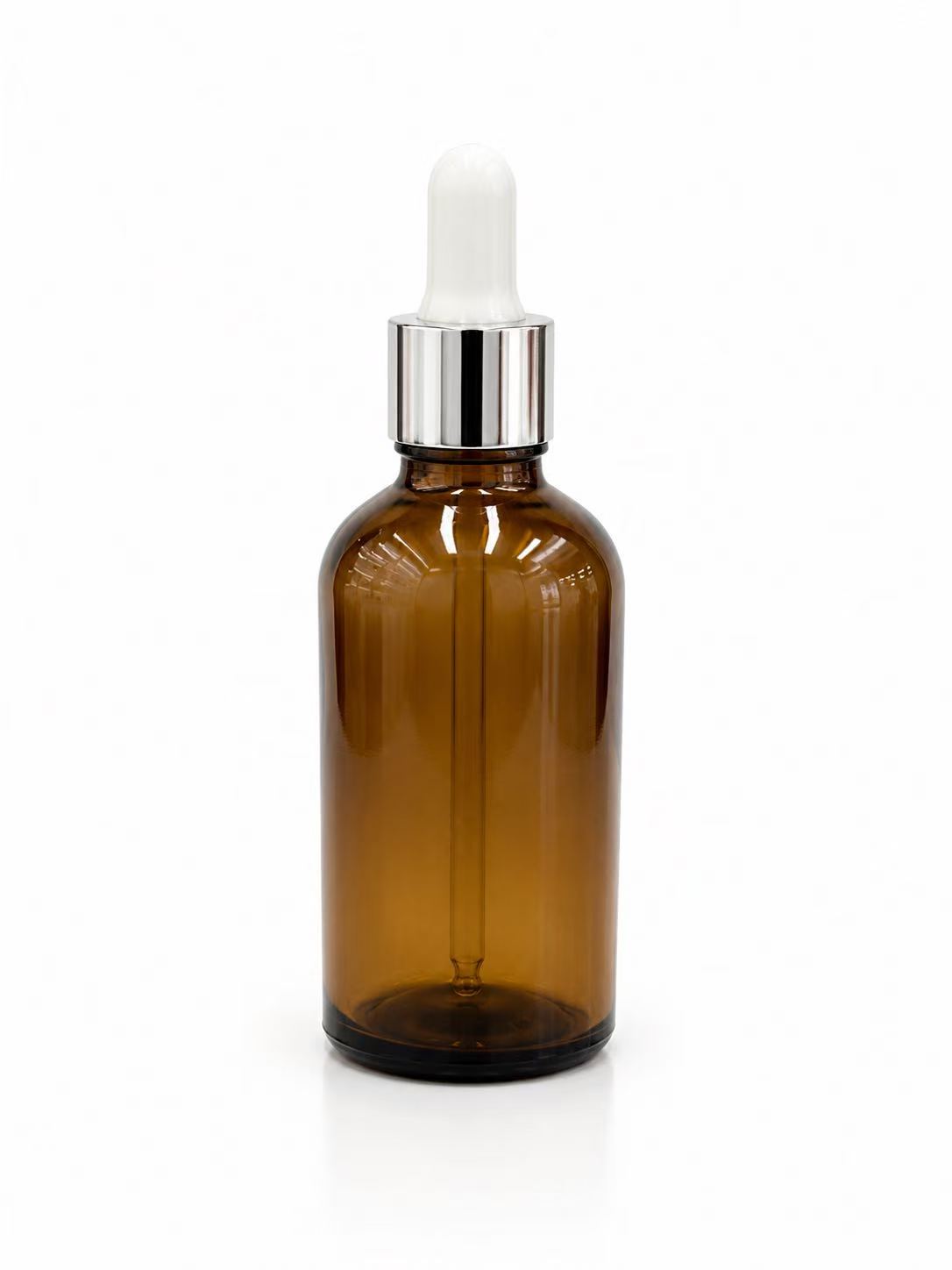 HJ-343 Amber Round Dropper Glass Essential Oil Bottle – 20 / 30 / 50 / 100 ml