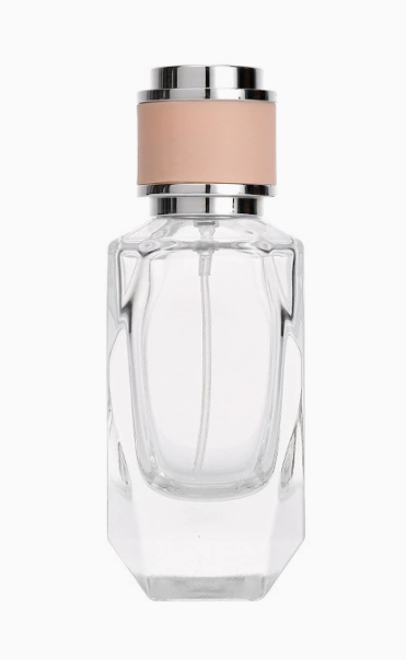 HJ-239 Beveled Tapered Glass Perfume Bottle – 50 ml