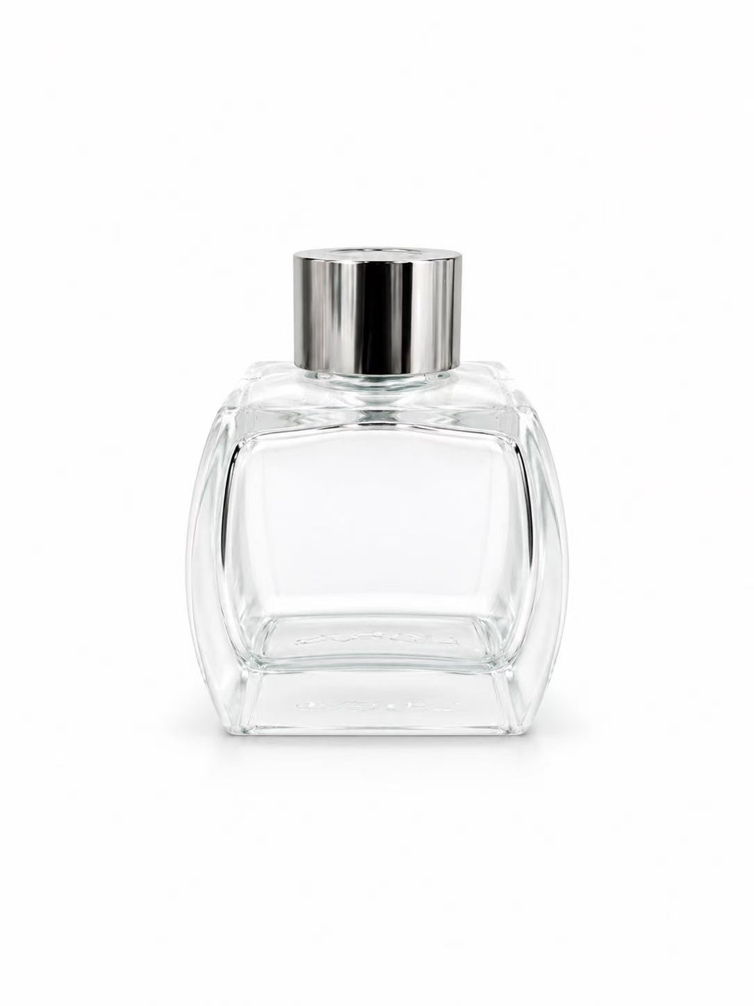 HJ-329 Rounded Square Glass Reed Diffuser Bottle – 50 / 100 ml