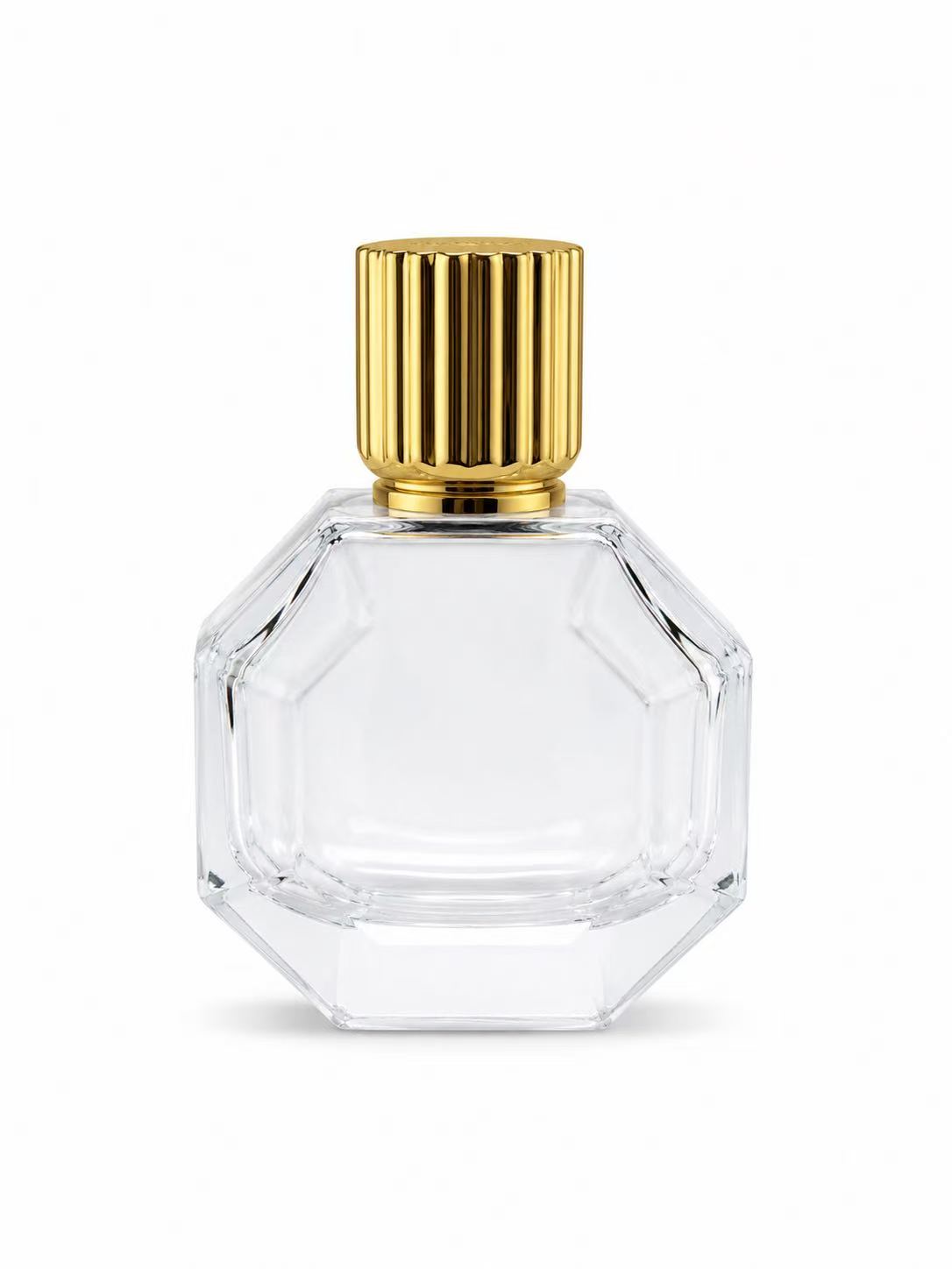 HJ-312 Octagonal Glass Perfume Bottle – 30 ml