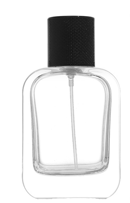 HJ-222 Rounded Rectangular Frame Glass Perfume Bottle – 30 / 50 / 100 ml