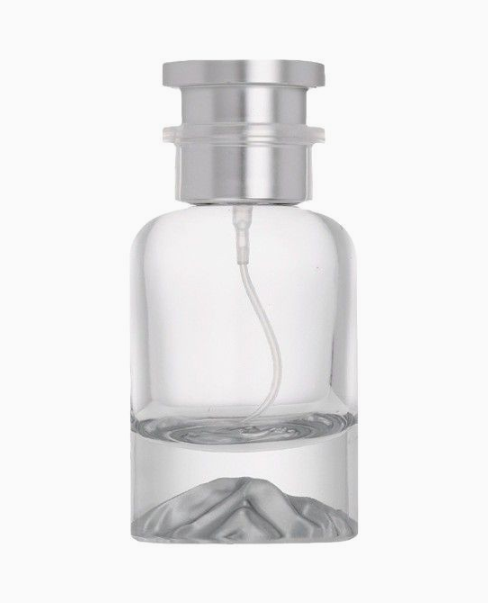 HJ-203 Round Sculpted Base Glass Perfume Bottle – 30 / 50 / 100 ml