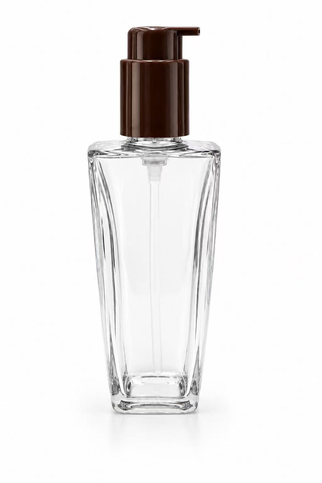 HJ-340 Tall Tapered Glass Lotion Bottle – 120 ml