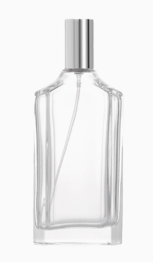 HJ-230 Angular Shoulder Rectangular Glass Perfume Bottle – 50 / 100 ml