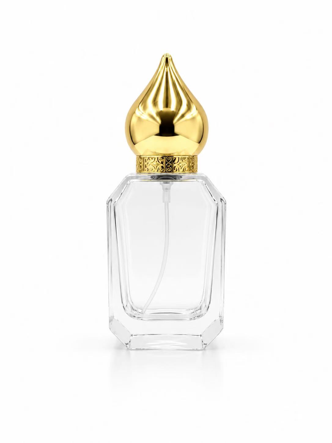 HJ-274 Compact Rectangular Glass Perfume Bottle – 15 / 30 / 50 / 100 ml