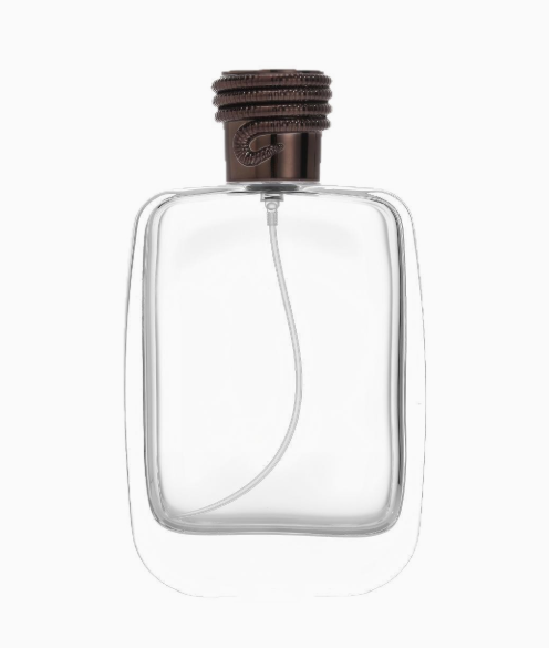 HJ-242 Soft Rounded Rectangular Glass Perfume Bottle – 50 / 100 ml