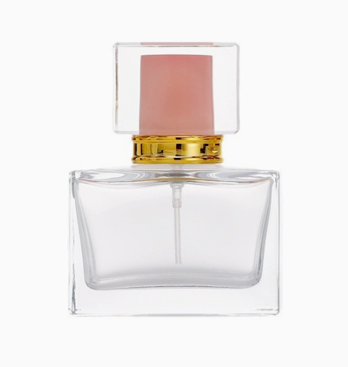 HJ-225 Wide Rectangular Glass Perfume Bottle – 30 / 50 / 100 ml