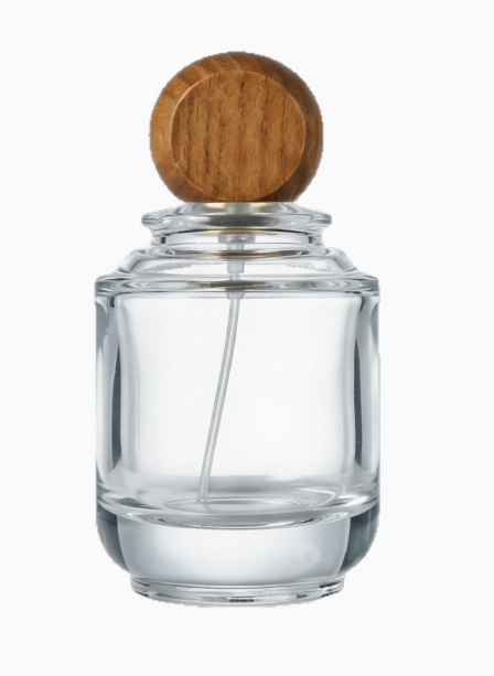 HJ-207 Rounded Shoulder Glass Perfume Bottle – 30 / 50 / 100 ml