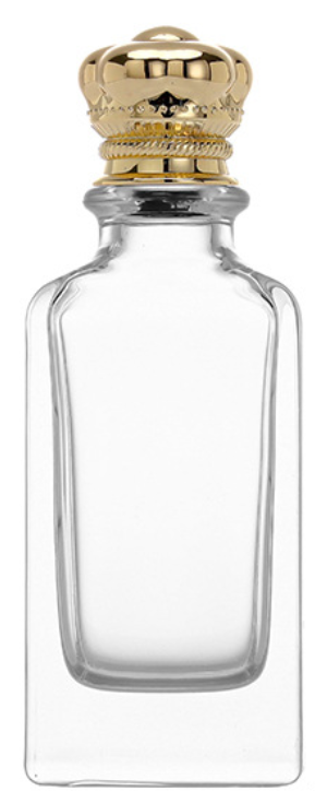 HJ-228 Rounded Shoulder Rectangular Glass Perfume Bottle – 90 ml