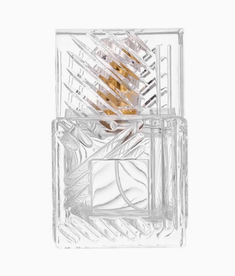 HJ-236 Geometric Patterned Glass Perfume Bottle – 30 / 50 / 100 ml