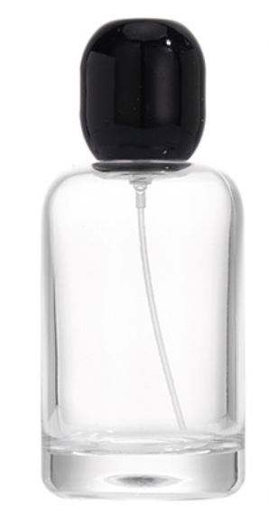HJ-232 Rounded Shoulder Cylindrical Glass Perfume Bottle – 50 / 100 ml