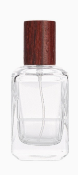 HJ-216 Slim Rounded Rectangular Glass Perfume Bottle – 30 / 50 ml